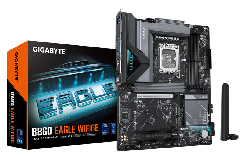 GIGABYTE B860 EAGLE WIFI6E Intel Core Ultra (Series 2) LGA 1851